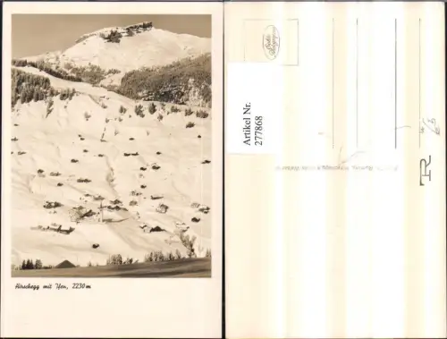 277868,Hirschegg b. Mittelberg Totale m. Ifen Winterbild
