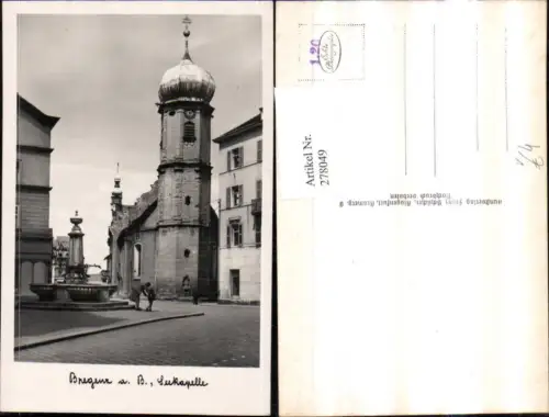 278049,Bregenz am Bodensee Seekapelle Kirche Brunnen pub Franz Schilcher