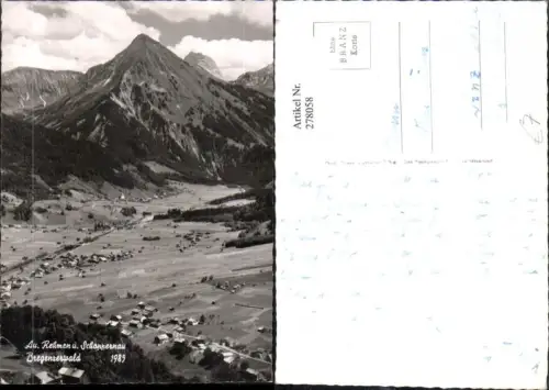 278058,Au Rehmen u. Schoppernau Totale im Bregenzerwald Bergkulisse
