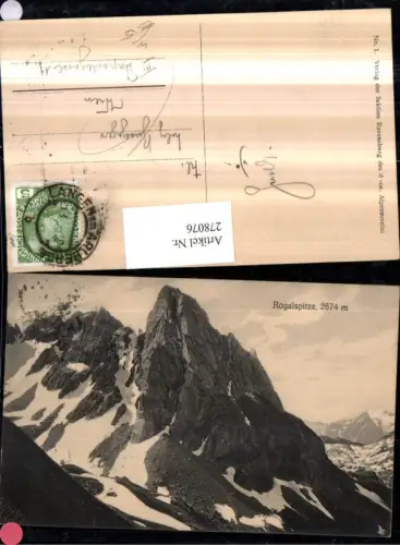 278076,Rogalspitze Bergkulisse b. Dalaas