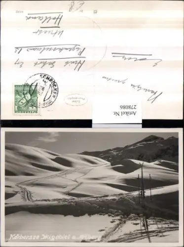 278086,Körbersee Skigebiet b. Schröcken am Arlberg Bergkulisse Winterbild
