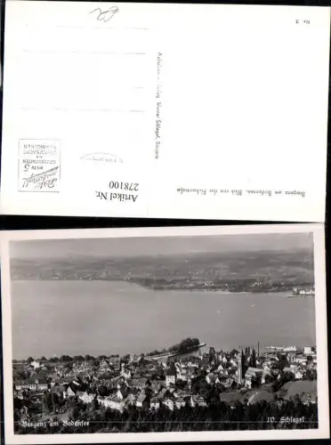 278100,Bregenz am Bodensee Totale Blick von d. Fluherstraße
