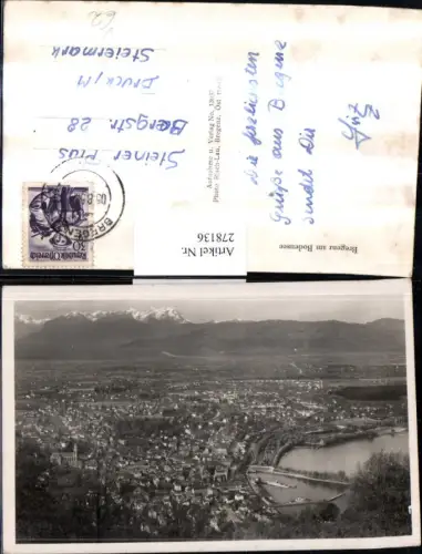 278136,Bregenz am Bodensee Totale Bergkulisse pub Foto Risch-Lau 13037