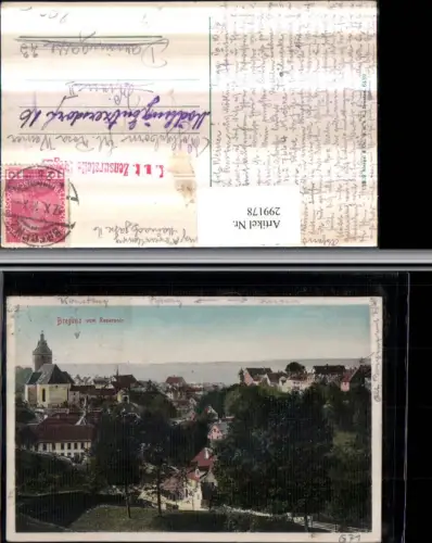 299178,Bregenz am Bodensee Teilansicht Kirche vom Reservoir pub Stengel e Co 6439