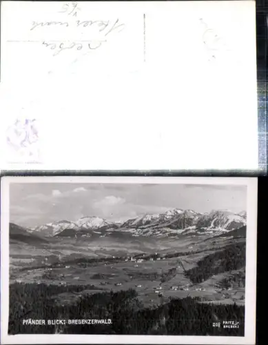 307714,Pfänder b. Bregenz Blick Bregenzerwald Bergkulisse pub Fritz jr. 208