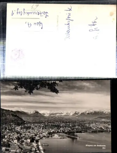 307728,Bregenz am Bodensee Totale Bergkulisse