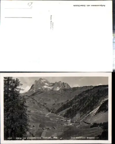 307734,Warth Totale m. Widderstein Bergkulisse pub Risch-Lau 3024