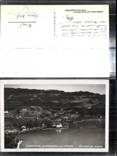 307741,Strandhotel m. Strandbad u. Pfänder b. Bregenz pub Risch-Lau 2122