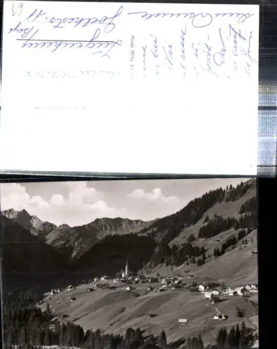 307754,Mittelberg im Kleinwalsertal Totale Bergkulisse