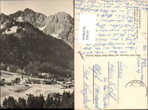 354155,Kleinwalsertal Riezlern Totale m. Elfer u. Zwölfer Bergkulisse