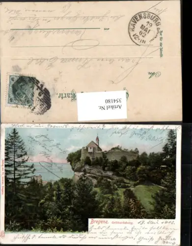 354180,Bregenz Gebhardsberg Kapelle
