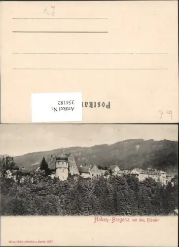 354182,Hohen-Bregenz m. Pfänder pub Stengel e Co 6657