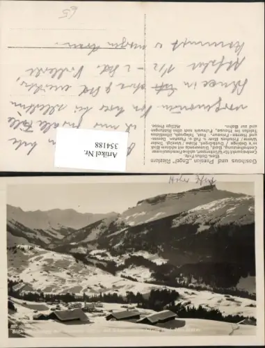 354188,Riezlern Totale Blick vom Westegg m. Schwarzwassertal u. Hoch Ifen Bergkulisse