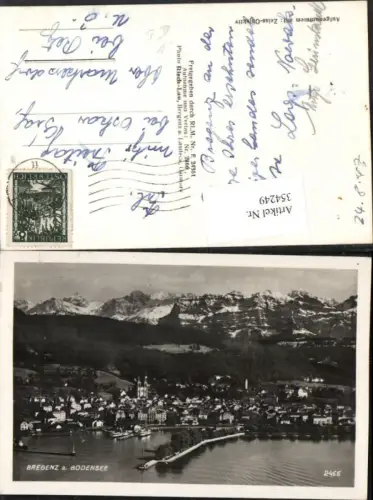 354249,Bregenz am Bodensee Totale Bergkulisse pub Risch-Lau 2466