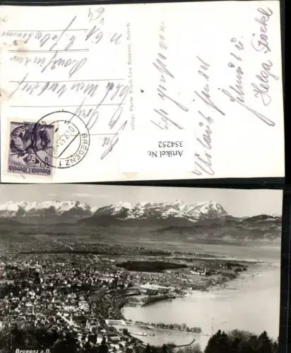 354252,Bregenz am Bodensee Totale Bergkulisse pub Risch-Lau 2350