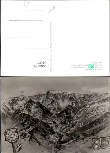 354276,Kleinwalsertal Riezlern Mittelberg Hirschegg Totale m. Widderstein Bergkulisse