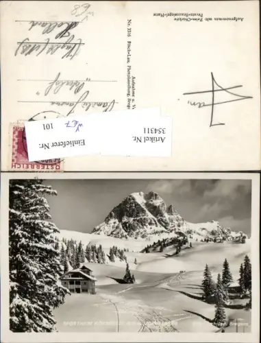 354311,Sportheim Körbersee b. Schröcken Bergkulisse pub Risch-Lau 3316
