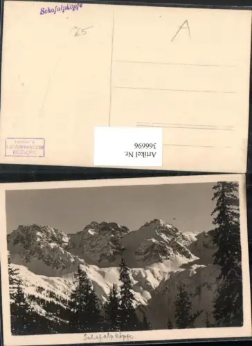 366696,Schafalpköpfe Schafalpenköpfe b. Riezlern Bergkulisse