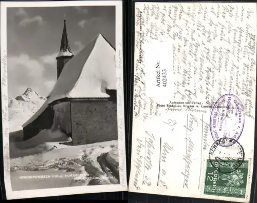 402433,Hochkrumbach Kirche Winterbild pub Risch-Lau 3335