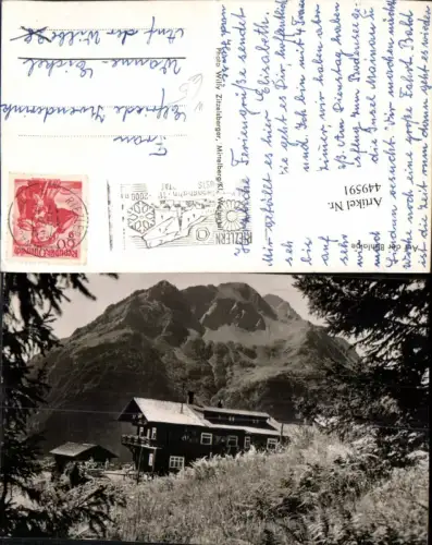 449591,Auf der Bühlalpe b. Mittelberg Almhaus Bergkulisse