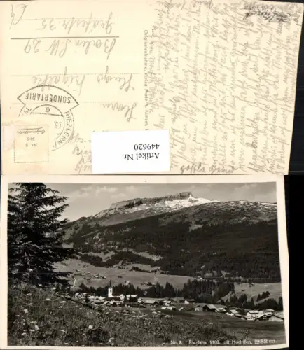 449620,Riezlern Totale m. Hochifen Bergkulisse