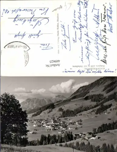 449625,Riezlern Kleinwalsertal Totale m. Nebelhorn Bergkulisse
