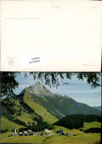 449639,Warth Totale Bergkulisse