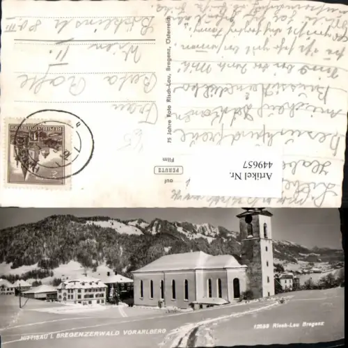449657,Hittisau Bregenzerwald Kirche Winterbild pub Risch-Lau 12553