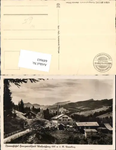 449663,Walserschanz b. Mittelberg Grenzwirtshaus Grenze Bergkulisse