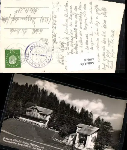 449668,Bregenz Pfänder-Hotel Bergstation Seilbahn pub Risch-Lau L5121