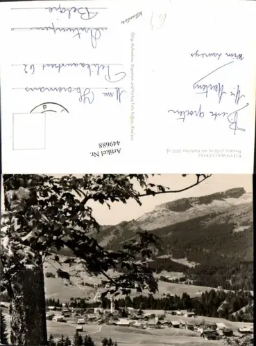 449688,Riezlern im Kleinwalsertal Totale m. Hoch-Ifen Bergkulisse