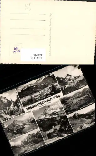 449698,Bezau Au Damüls Schröcken Mellau Mehrbildkarte pub Foto Rhomberg 4142