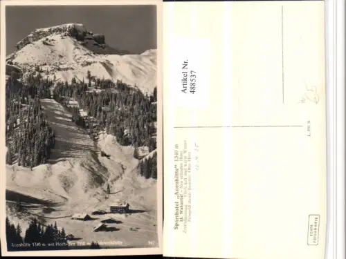 488537,Sporthotel Auenhütte b. Riezlern m. Hoch-Ifen Bergkulisse