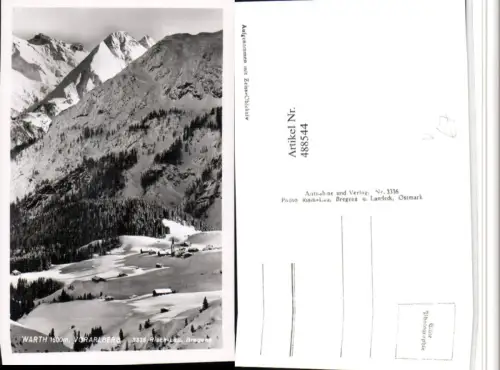 488544,Warth in Vorarlberg Totale Bergkulisse pub Risch-Lau 3336