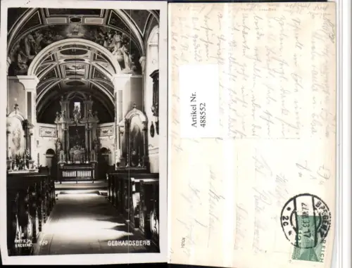 488552,Gebhardsberg b. Bregenz Kapelle Innenansicht pub Fritz jr. 180