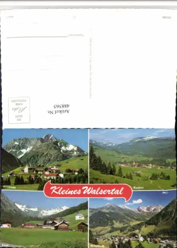 488565,Hirschegg Riezlern Baad Mittelberg Totale Mehrbildkarte