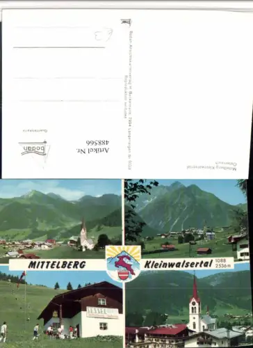 488566,Mittelberg im Kleinwalsertal Totale Sessellift Mehrbildkarte