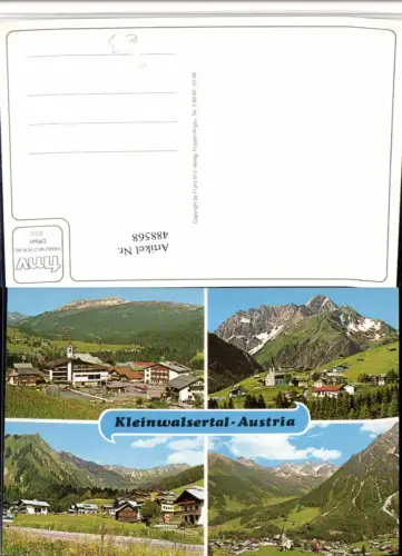 488568,Kleinwalsertal Riezlern Baad Totale Mehrbildkarte