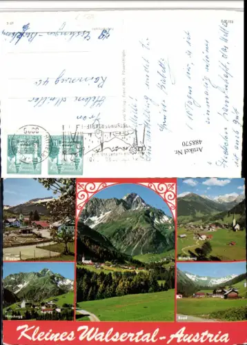 488570,Riezlern Hirschegg Mittelberg Baad Totale Mehrbildkarte