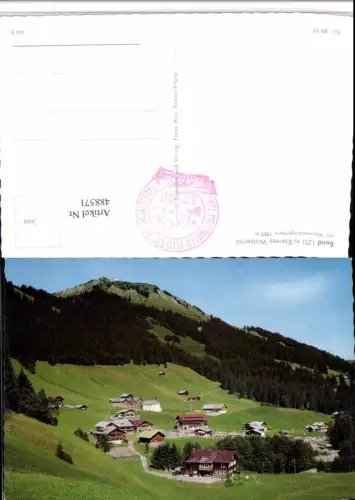 488571,Baad im Kleinwalsertal Totale m. Walmendingerhorn