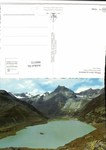488572,Riffelsee See b. Mittelberg geg. Rostizkogel Bergkulisse