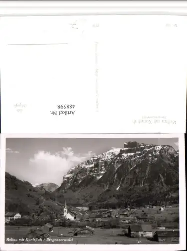 488598,Mellau Totale m. Kanisfluh Bergkulisse pub J. Nipp 241