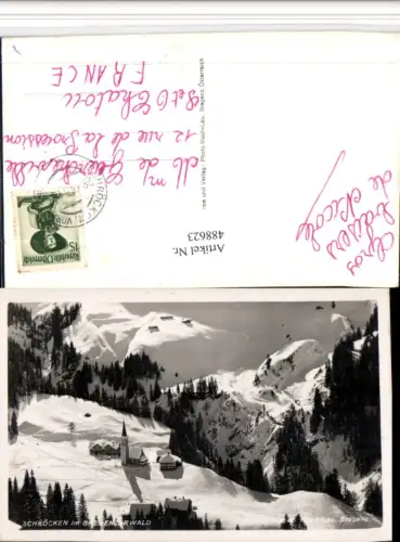 488623,Schröcken Totale Winterbild pub Risch-Lau 3883
