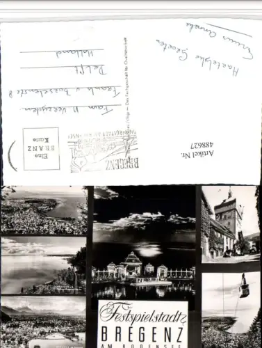 488627,Bregenz am Bodensee Totale Festspiele Mehrbildkarte