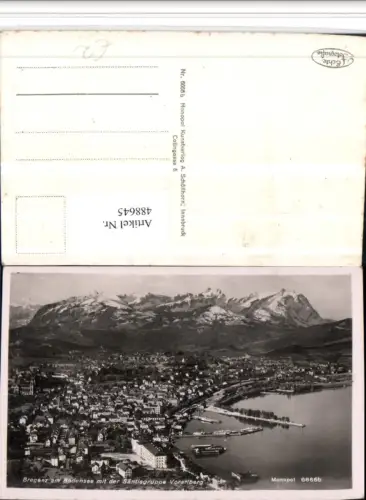 488645,Bregenz am Bodensee Totale m. Säntis Bergkulisse