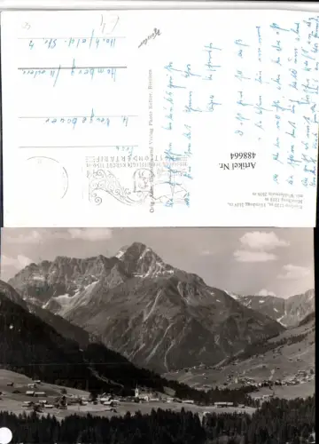 488664,Riezlern Hirschegg Mittelberg Totale m. Widderstein Bergkulisse