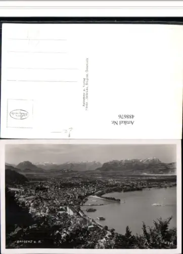 488676,Bregenz am Bodensee Totale Bergkulisse pub Risch-Lau 11069