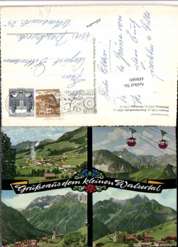 488689,Riezlern Mittelberg Hirschegg Totale Seilbahn Mehrbildkarte