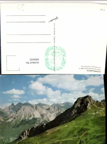 488692,Blick auf Kanzelwand b. Riezlern Bergkulisse