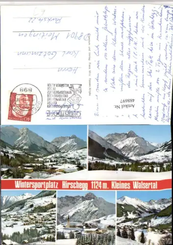 488697,Hirschegg Totale Bergkulissen Mehrbildkarte